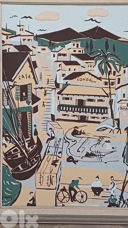 لوحة رسم زيتي اوروبية 7