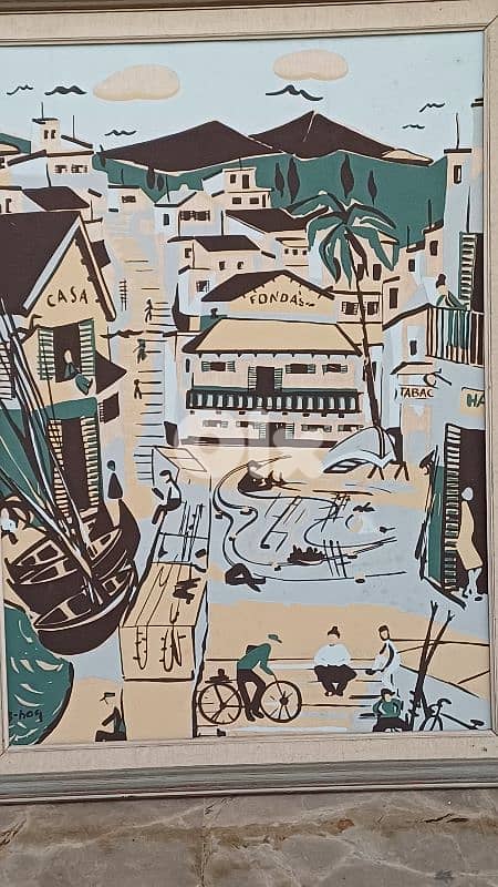 لوحة رسم زيتي اوروبية 8