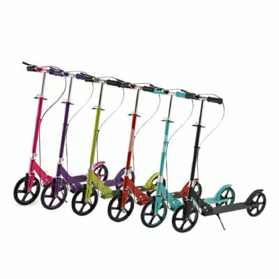 Aluminium Scooter with Handbrake - سكوتر ألمنيوم مزود بفرامل يد