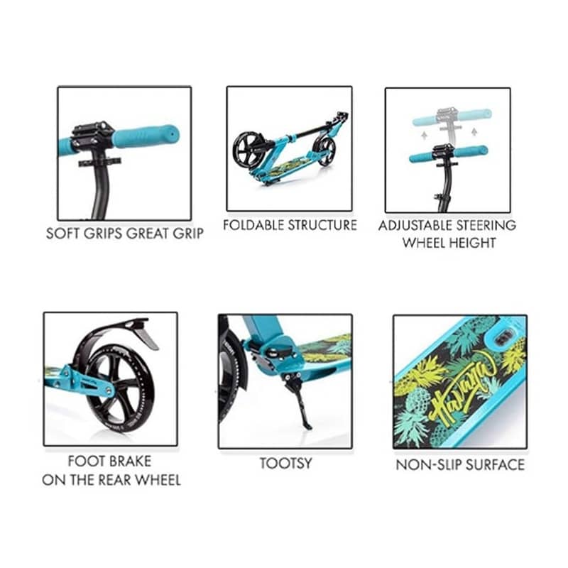 Aluminium Scooter with Handbrake - سكوتر ألمنيوم مزود بفرامل يد 1