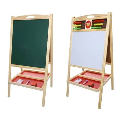 Foldable Double Sided Drawing Board For Kids - لوحة رسم قابلة للطي