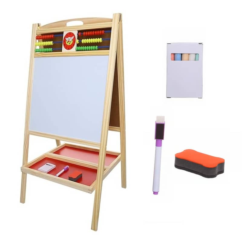 Foldable Double Sided Drawing Board For Kids - لوحة رسم قابلة للطي 1