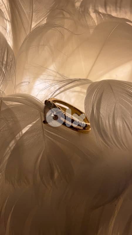 Real Pandora Double Band Heart Ring 2