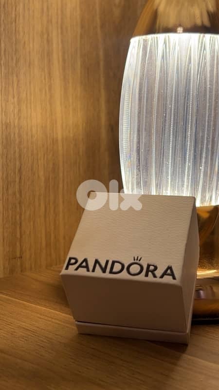 Real Pandora Double Band Heart Ring 3