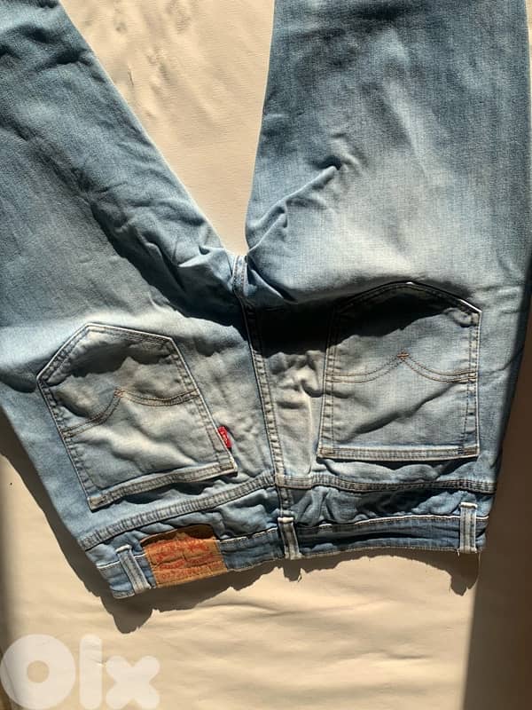 بنطلون ازرق فاتح  33، مستعمل بحالة جيدة 4