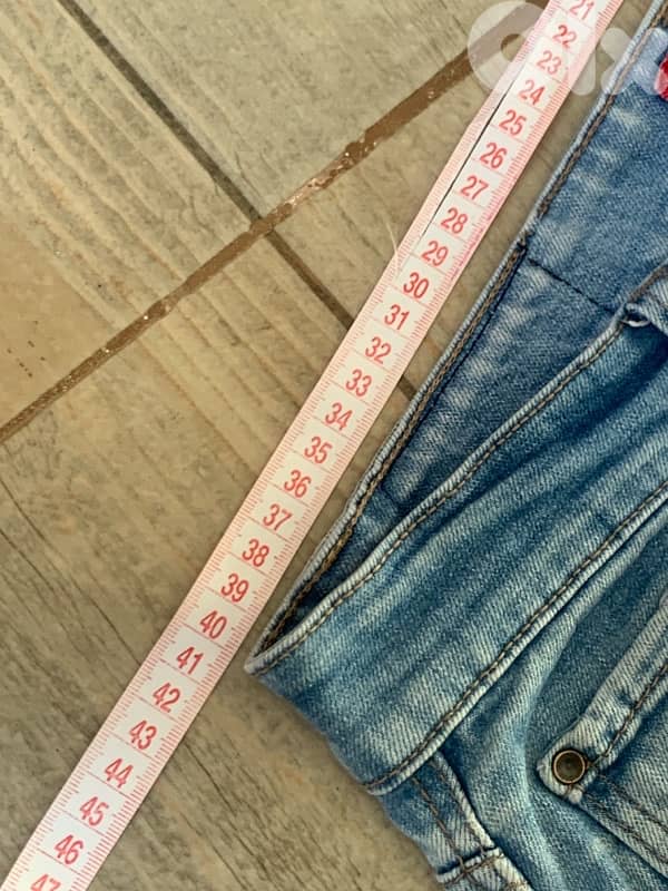 بنطلون ازرق فاتح  33، مستعمل بحالة جيدة 9