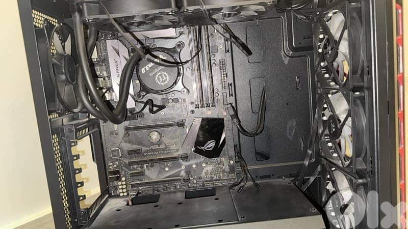 PC case including ram and cpu + cooler 1
