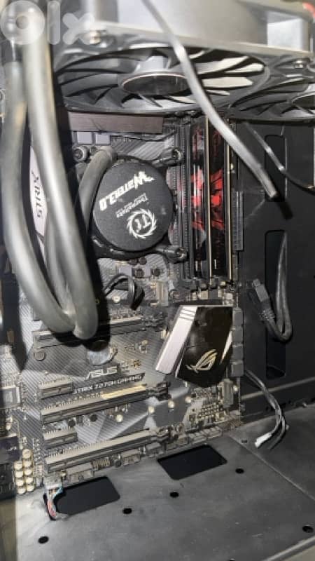 PC case including ram and cpu + cooler 2