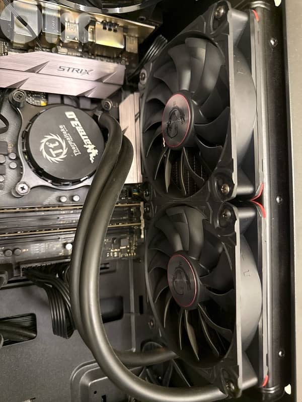 PC case including ram and cpu + cooler 3