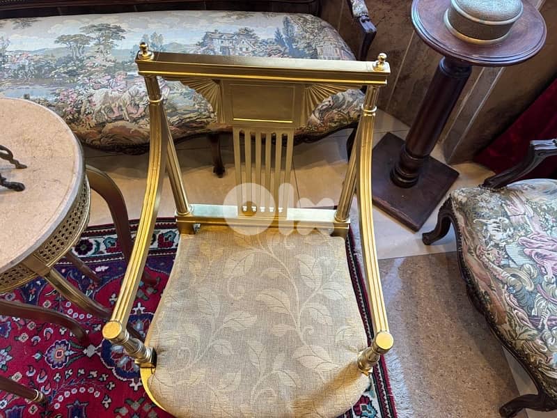 2 chairs and table 2