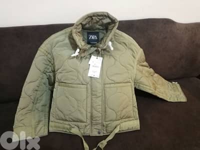 ZARA water-repellent quilted jacket