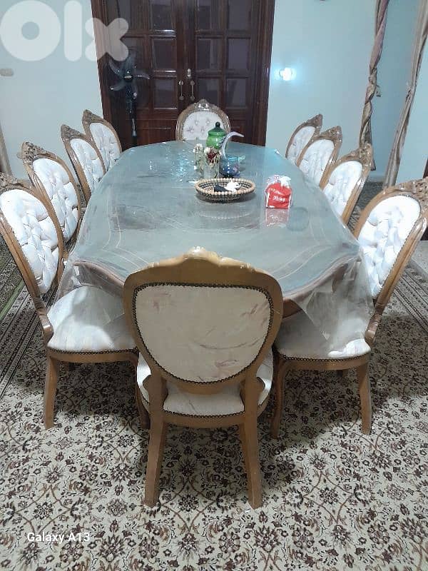 wooden plain dining room 1