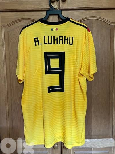 r. LUKAKU 9 belgium adidas away 2018 kit