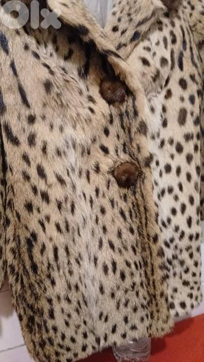 معطف فرو الفهد