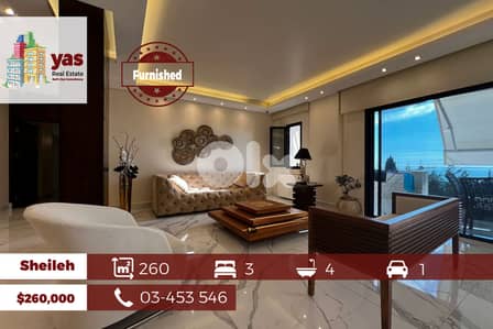 Sheileh 260m2 | 15m2 terrace | Furnished | Panoramic view | KS TO |