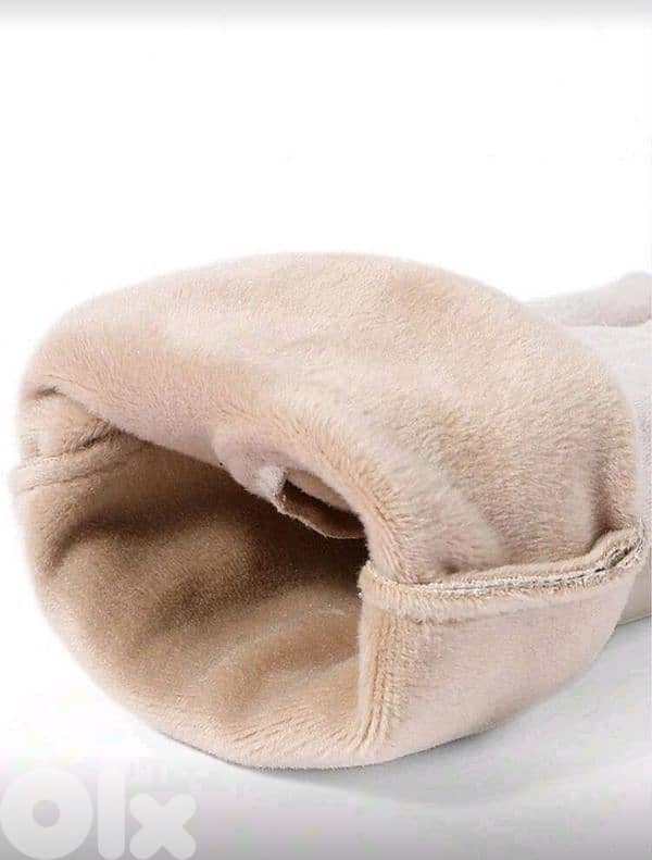 New Woman Waterproof Windproof PU Leather Gloves (Available 3 Colors) 4