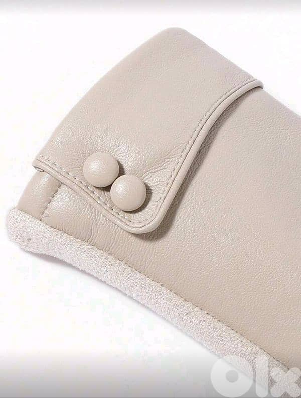 New Woman Waterproof Windproof PU Leather Gloves (Available 3 Colors) 6