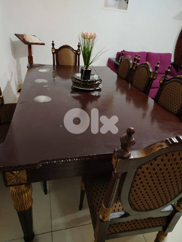 سفرة انتيك ٨ كراسي 1