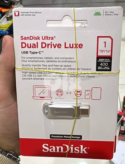 Sandisk Dual Drive Luxe usb-c 1tb