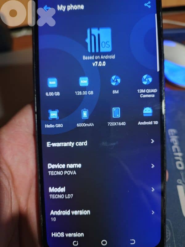 tecno pova 128 6 ram 1