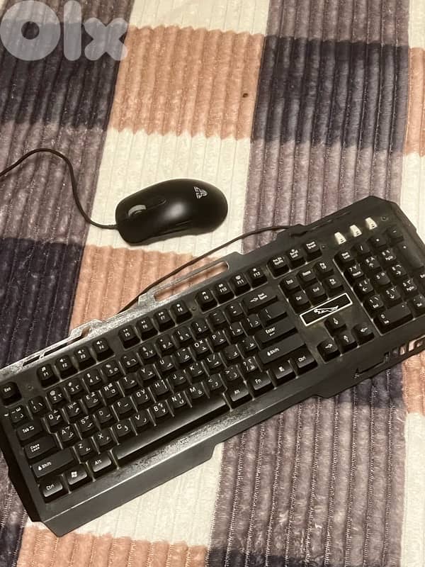 mouse w keybord gaming used 15$ 1