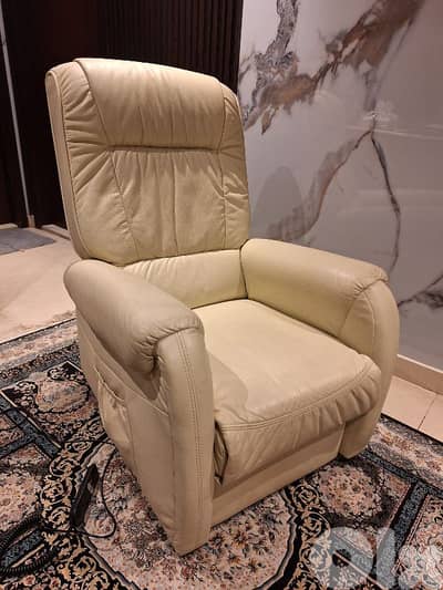 recliner chair genuine leather buffalo original brand stawett