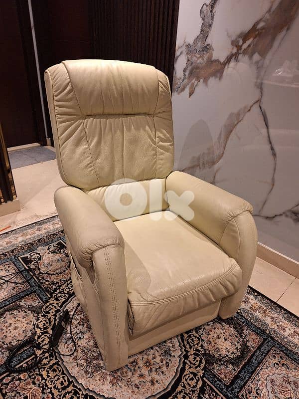 recliner chair genuine leather buffalo original brand stawett 1