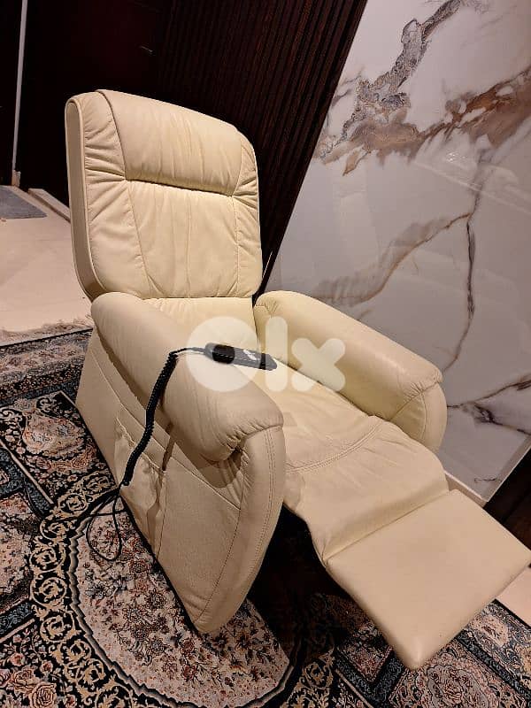recliner chair genuine leather buffalo original brand stawett 5