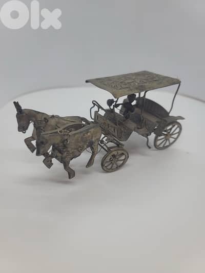 عربية خيل قديمة Silver-Plated