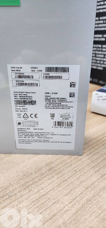 oppo find N5 global version 1