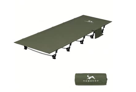 TOMOUNT Compact Camping Cotسرير تخييم جديد TOMOUNT خفيف الوزن + حقيبة