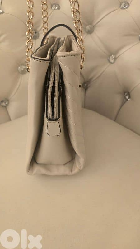 Guess bag beige color 2