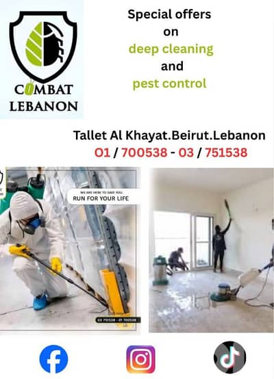 Deap cleaning 01 700538 / 03 751538 تنظيف منازل