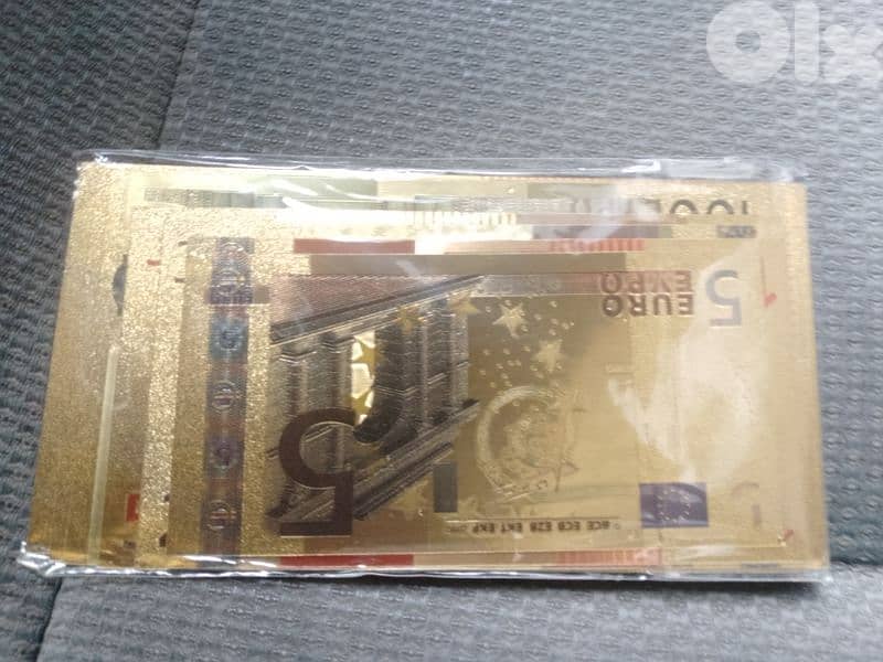 طقم يورو كامل مدهب وطقم دولار مدهب كامل 1