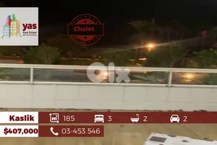 Kaslik / Malibu 185m2 | Spacious Chalet | Furnished | Sea View | SD