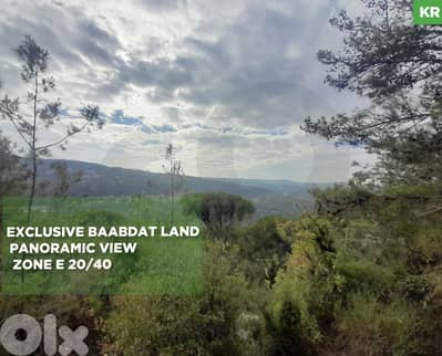 Land for Sale in Baabdat | Mountain Views |Calm Location. REF#KR130716