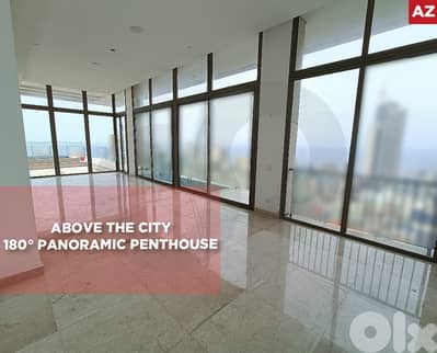 360 sqm Penthouse, panoramic 180° view in Beirut Hamra REF#AZ130724