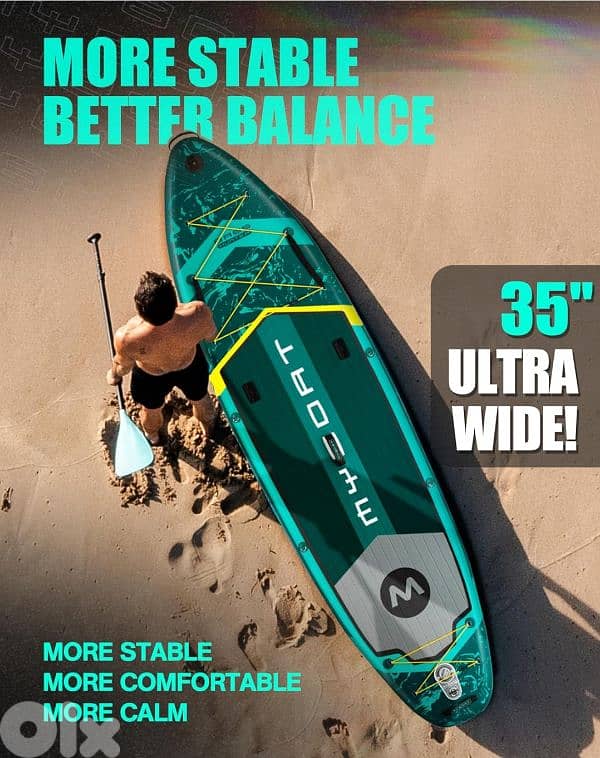 11'6"×35"×6" MyBoat Brand Inflatable Paddle Board kayak sup fishing 2