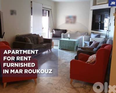 Apartment for RENT furnished in Mar Roukouz ! REF#JR130727 !