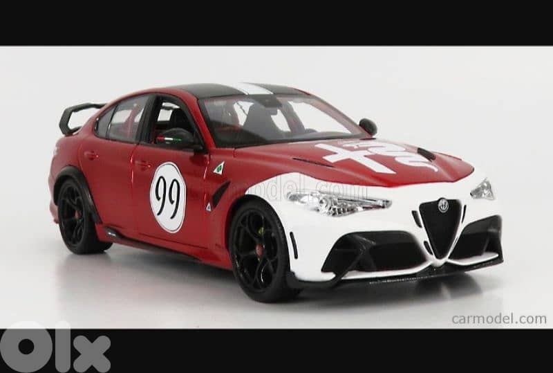 Alfa Romeo Giulia GT-AM 2020 diecast car model 1;18 3