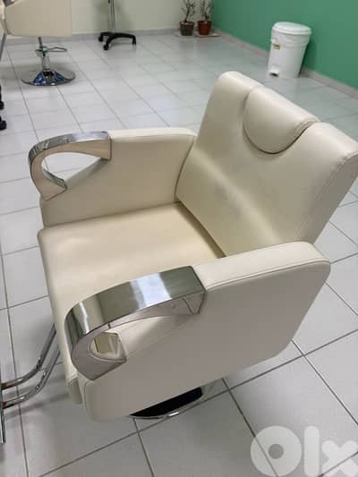 Salon Chairs and Mirror Set