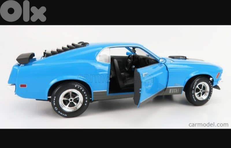 Ford Mustang Mach 1 (1970) diecast car model 1;18 6