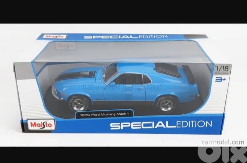 Ford Mustang Mach 1 (1970) diecast car model 1;18 8