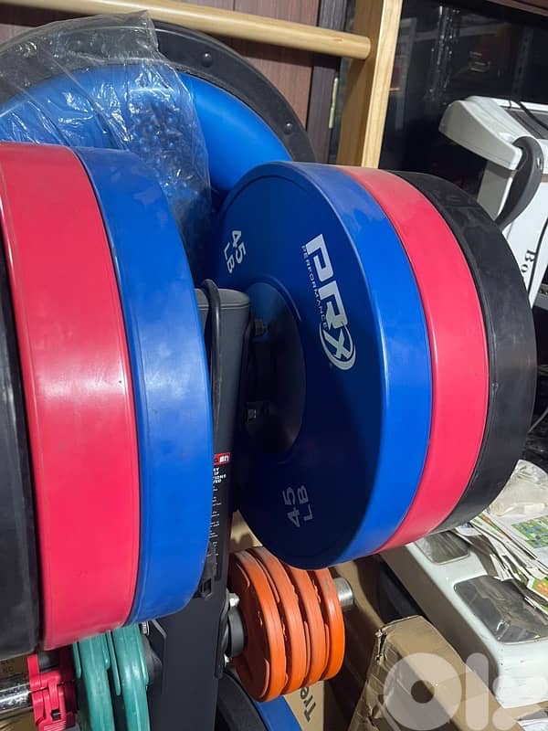 Bumper plates new made in usa very good quality 1