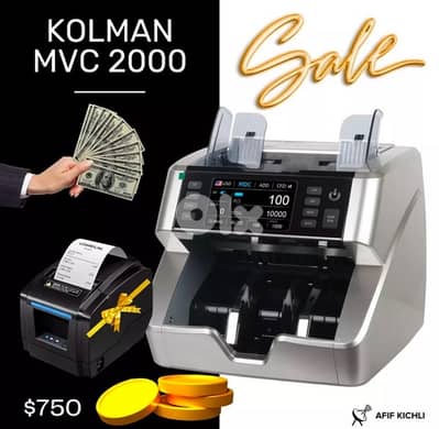 Kolman Money-Counters USD EURO LBP كشف العملة المزورة