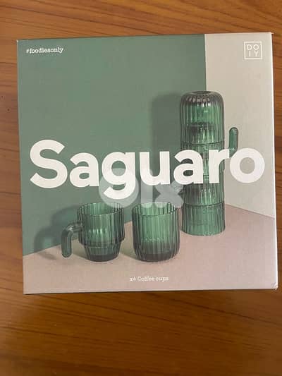 Saguaro stackable Glasses cactus made in Barcelona