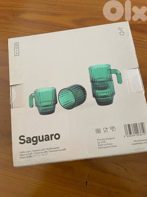 Saguaro stackable Glasses cactus made in Barcelona 1