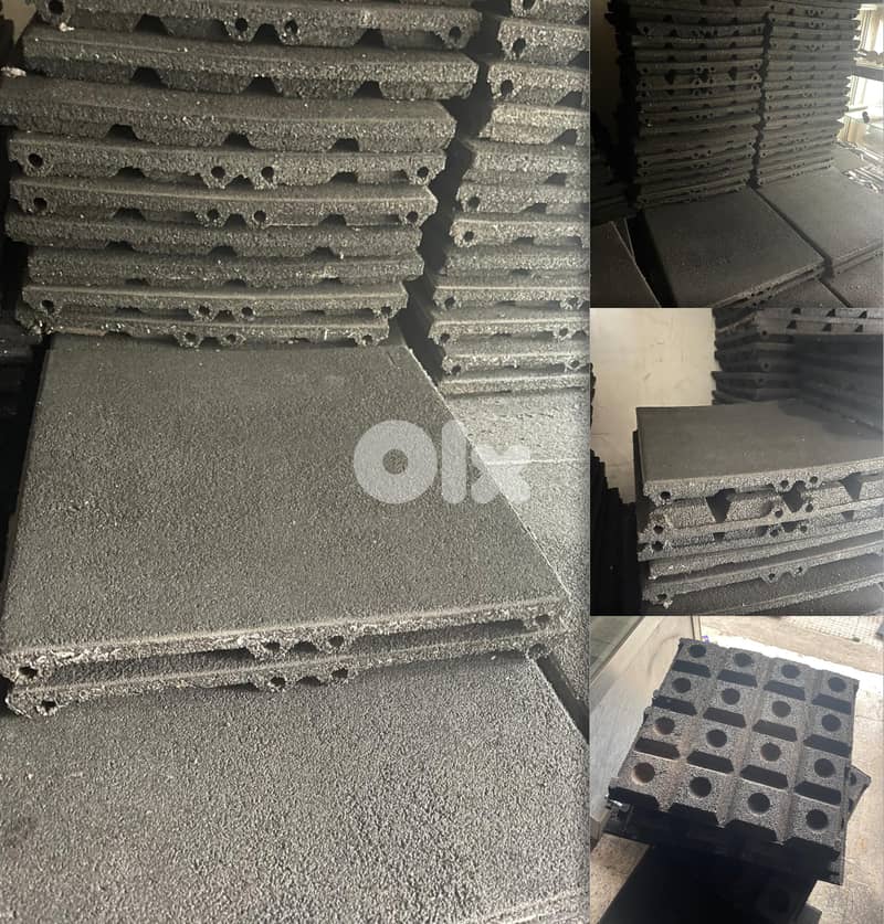 Rubber used like new 5 cm thickness 1