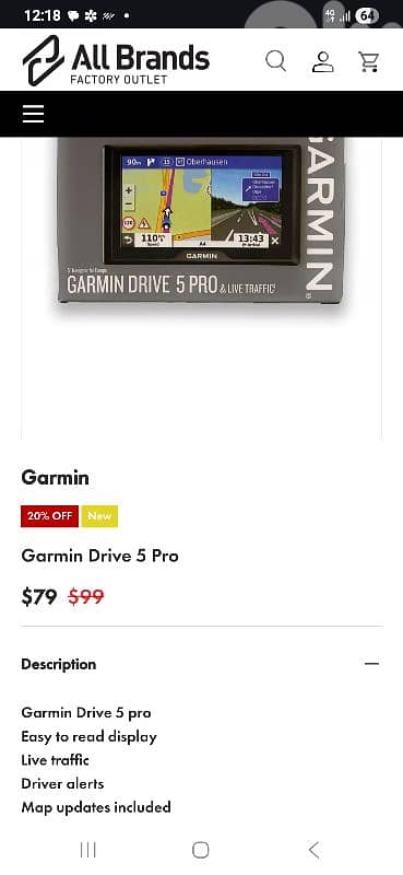 Garmin Drive 5 pro 1
