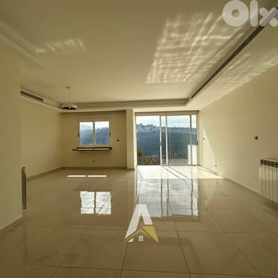 200 sqm Apartment With Garden, Terrace, & Open View in MANSOURIEH